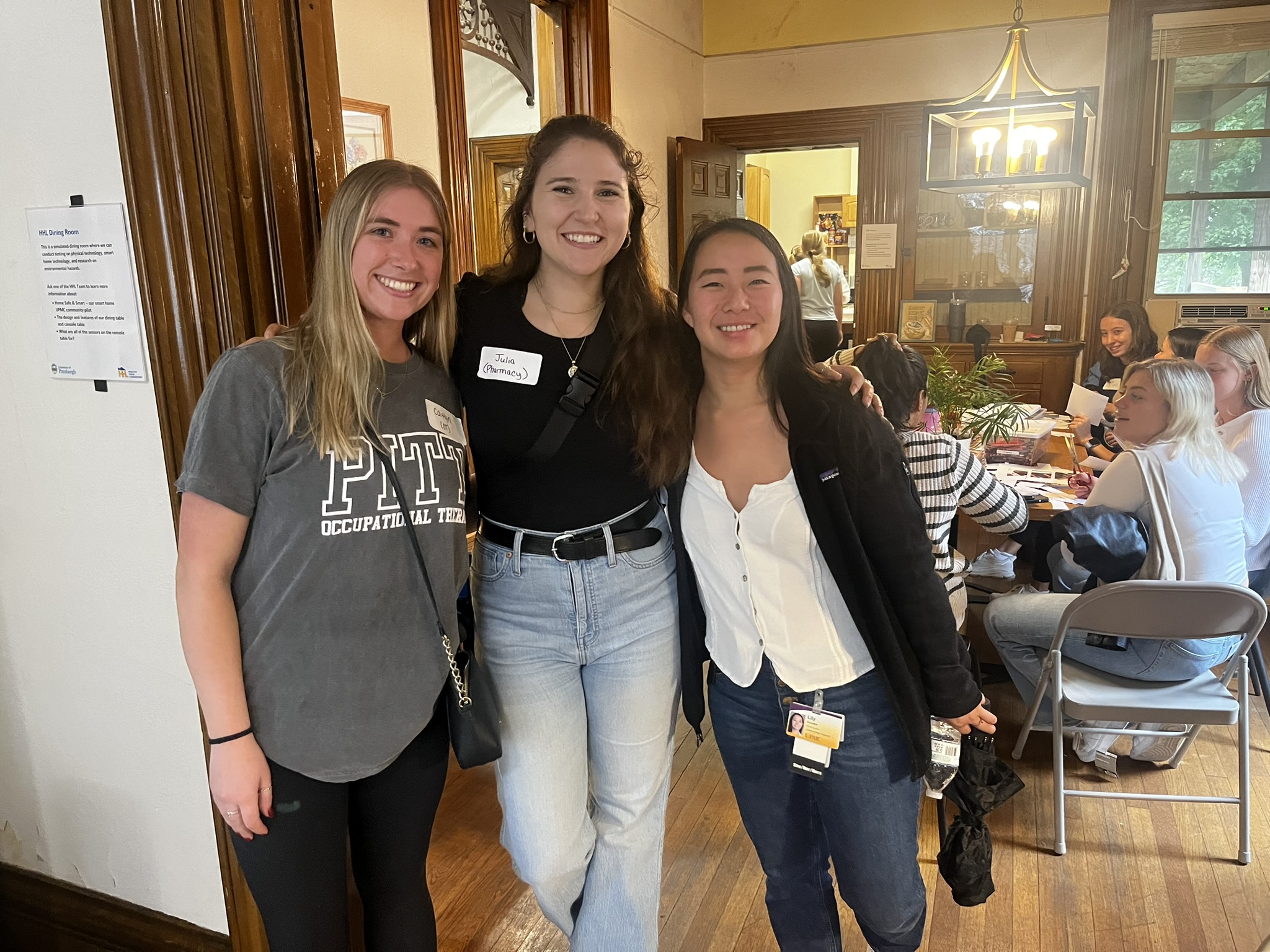 3 ladies smiling for photo